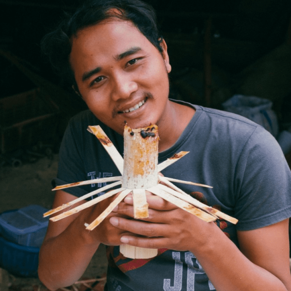 Delicious banana sticky rice!