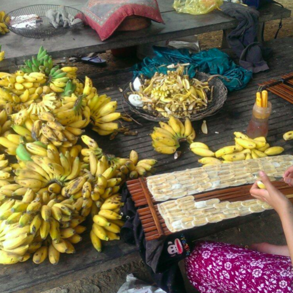 drying plantains cambodia