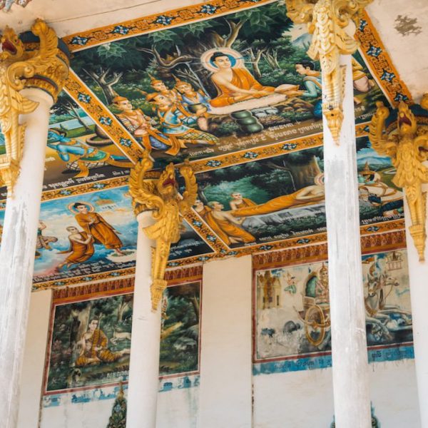 Incredible painted ceilings